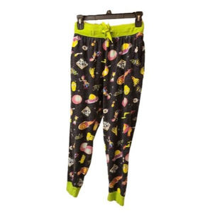 Adult Swim - Rick And Morty Men's Sleep Jogger Pajama Pants - Black- Small